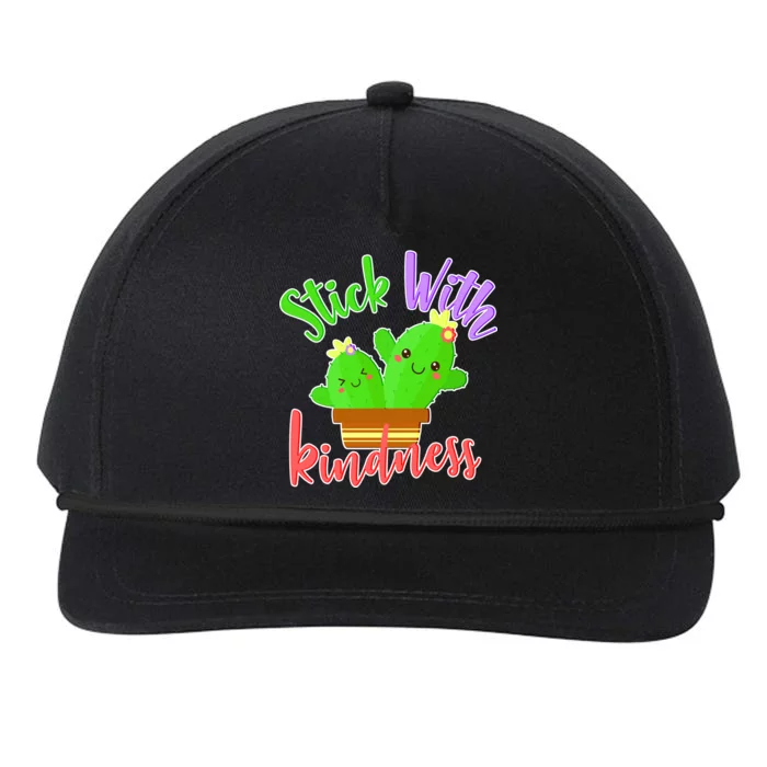 Stick With Kindness Snapback Five-Panel Rope Hat