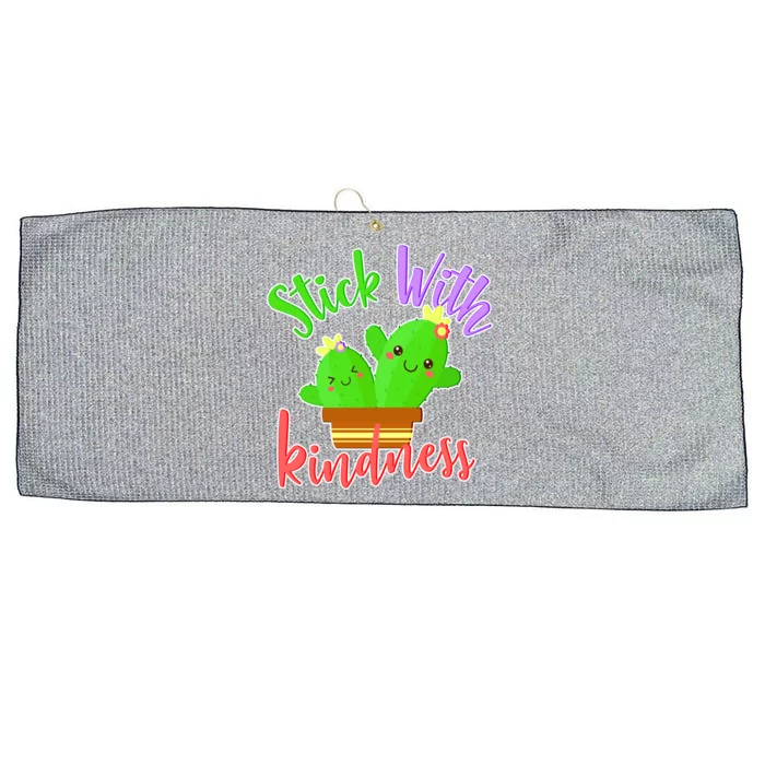 Stick With Kindness Large Microfiber Waffle Golf Towel