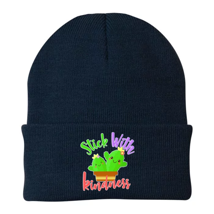 Stick With Kindness Knit Cap Winter Beanie