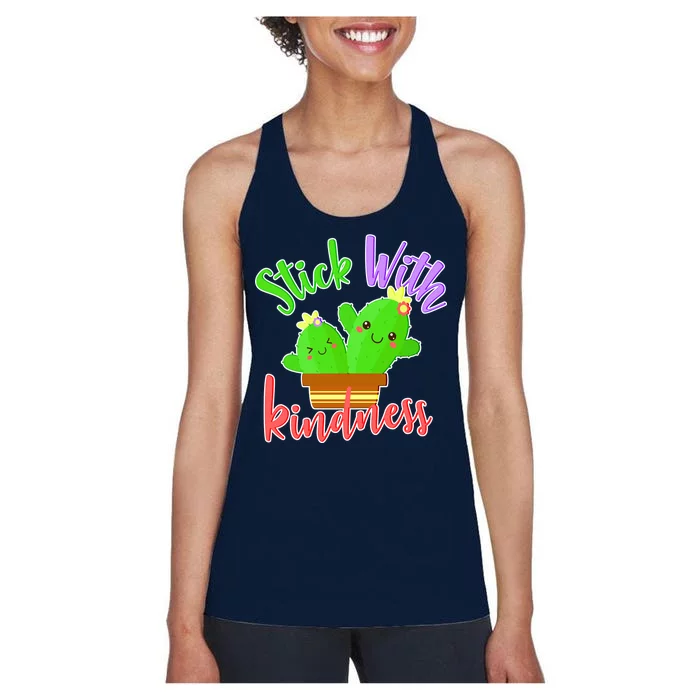 Stick With Kindness Women's Racerback Tank