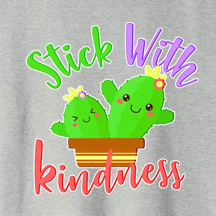 Stick With Kindness Women's Crop Top Tee