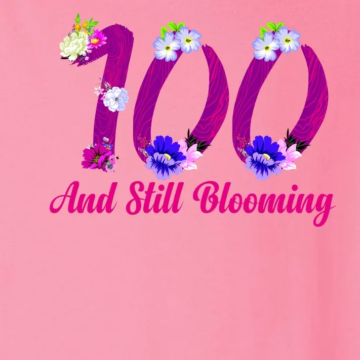 Still Blooming 100th Birthday Flowers Toddler Long Sleeve Shirt