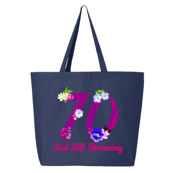 Still Blooming 70th Birthday Flowers 25L Jumbo Tote