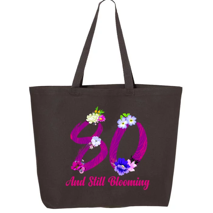 Still Blooming 80th Birthday Flowers 25L Jumbo Tote