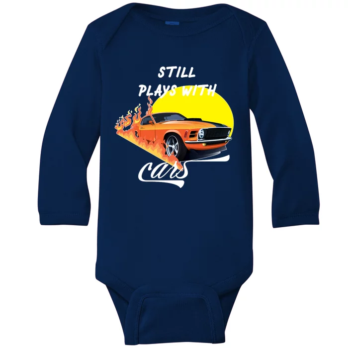 Still Plays With Cars Matching Family Baby Long Sleeve Bodysuit