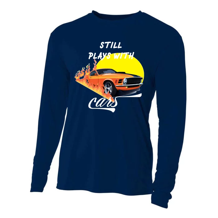 Still Plays With Cars Matching Family Cooling Performance Long Sleeve Crew