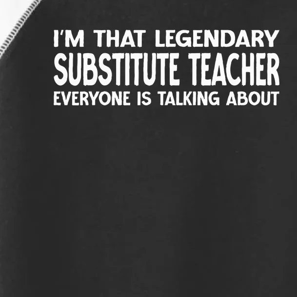 Substitute Teacher Job Title Employee Substitute Teacher Toddler Fine Jersey T-Shirt