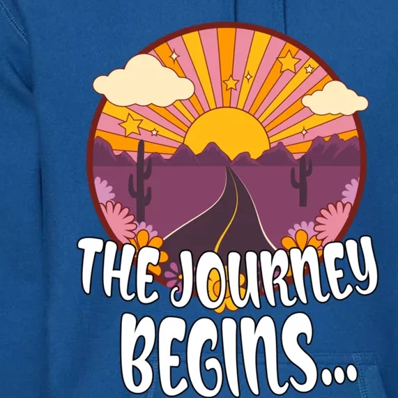 So The Journey Begins Road Trippin Tee Merch For Roadies Great Gift Premium Hoodie