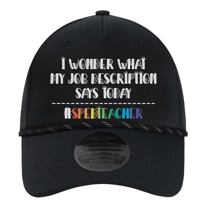 Sped Teacher Job Description Special Education Teacher Gift Performance The Dyno Cap