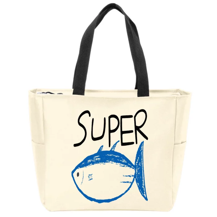 Super Tuna Jin Zip Tote Bag