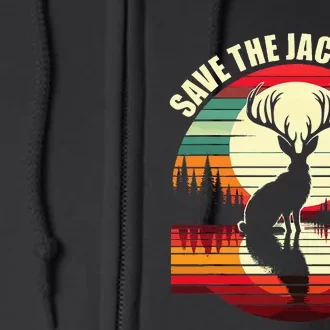 Save The Jackalope Full Zip Hoodie