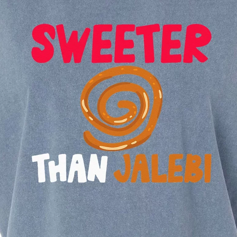 Sweeter Than Jalebi Desi Bollywood Sarcastic Funny Meme Garment-Dyed Women's Muscle Tee