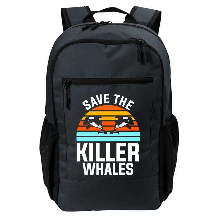 Save The Killer Whales Orca Gift Daily Commute Backpack