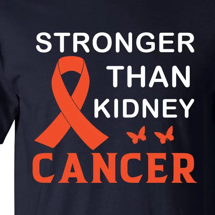 Stronger Than Kidney Cancer Breast Cancer Awareness Tall T-Shirt