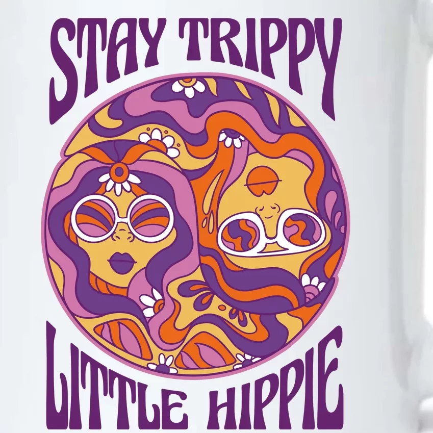 Stay Trippy Little Hippie Retro 60s Black Color Changing Mug