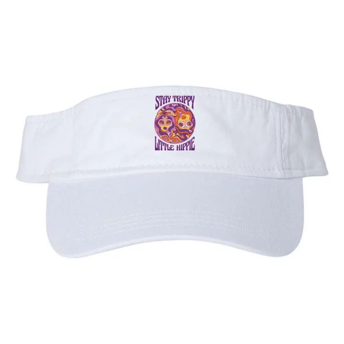 Stay Trippy Little Hippie Retro 60s Valucap Bio-Washed Visor