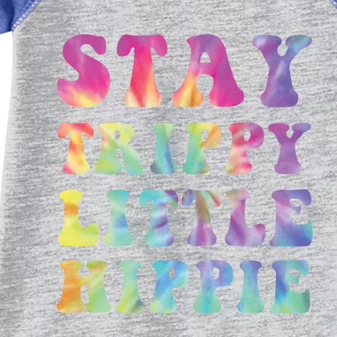 Stay Trippy Little Hippie Mama Hippy Mom Tie Dye 60s 70s Gift Infant Baby Jersey Bodysuit