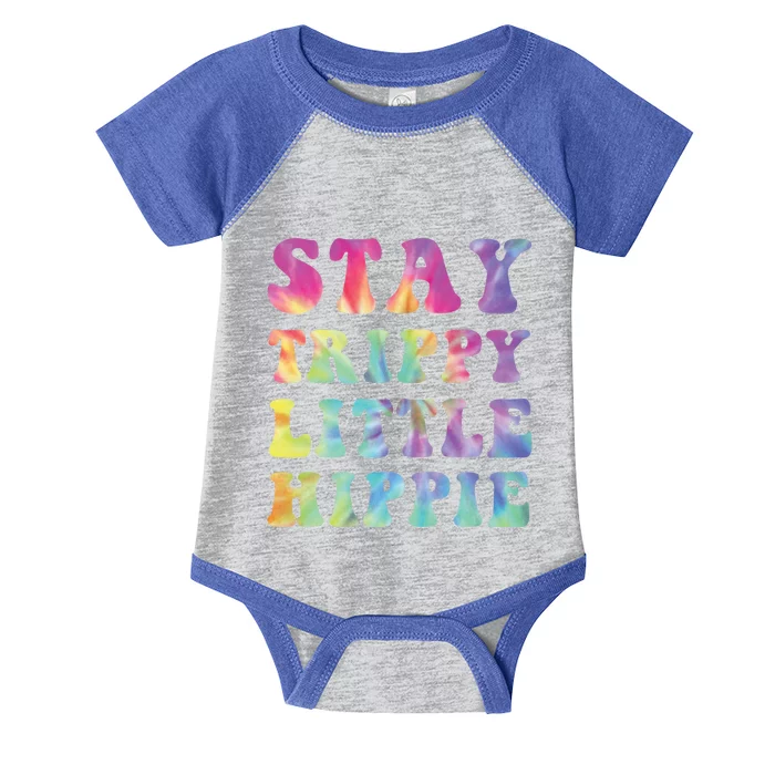 Stay Trippy Little Hippie Mama Hippy Mom Tie Dye 60s 70s Gift Infant Baby Jersey Bodysuit