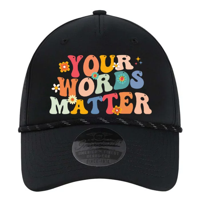 Speech Therapy Language Pathologist SLP Your Words Matter Performance The Dyno Cap