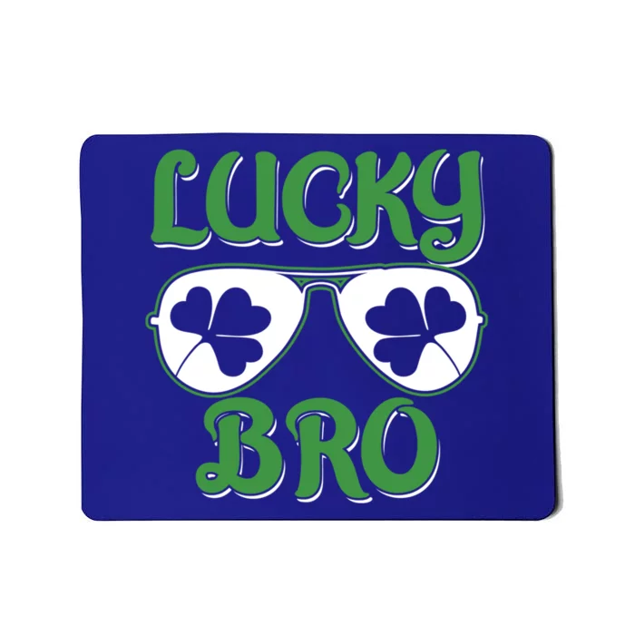 Shamrock Three Leaf Clover St Patricks Day Lucky Bro Gift Mousepad