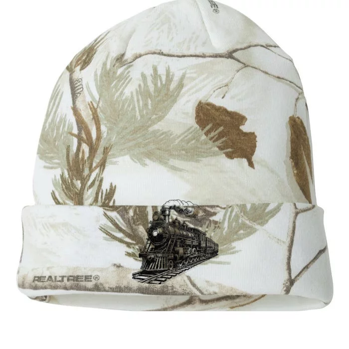 Steam Train Locomotive Steam Engine Kati - 12in Camo Beanie