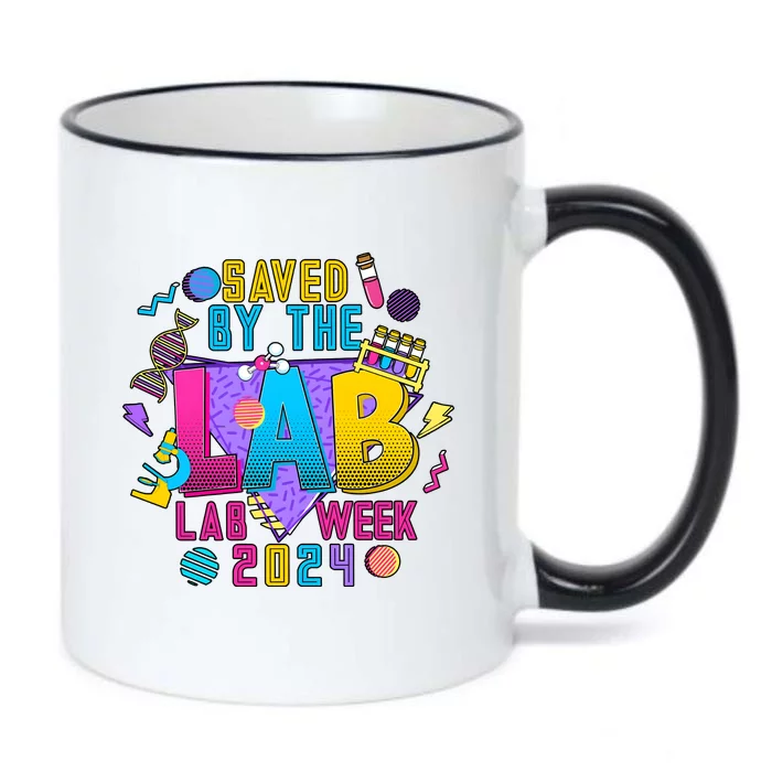 Saved The Lab Retro Lab Week 2024 Black Color Changing Mug