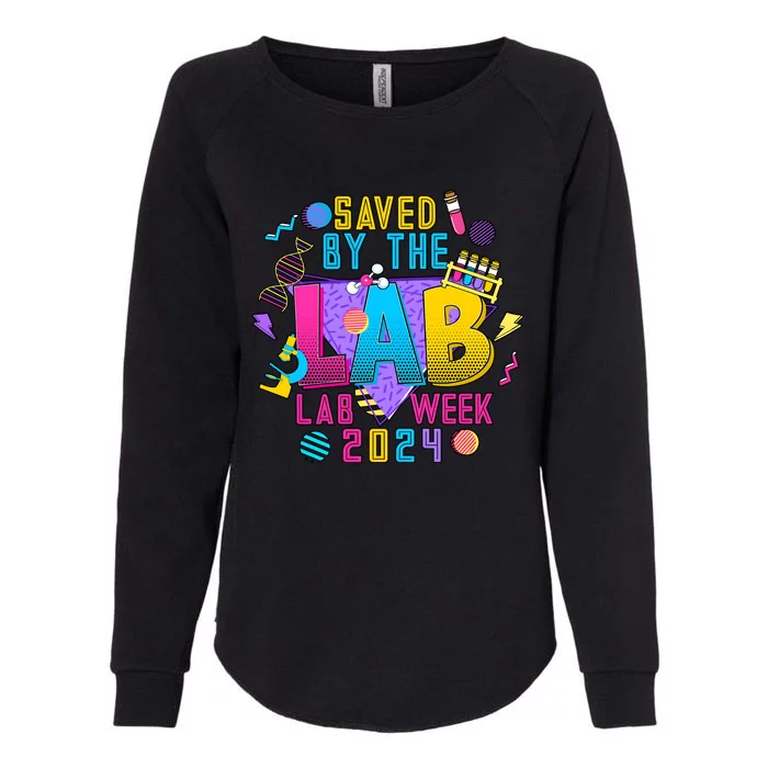 Saved The Lab Retro Lab Week 2024 Womens California Wash Sweatshirt