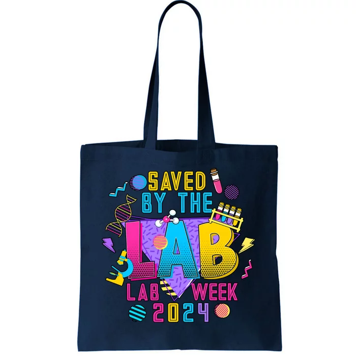 Saved The Lab Retro Lab Week 2024 Tote Bag