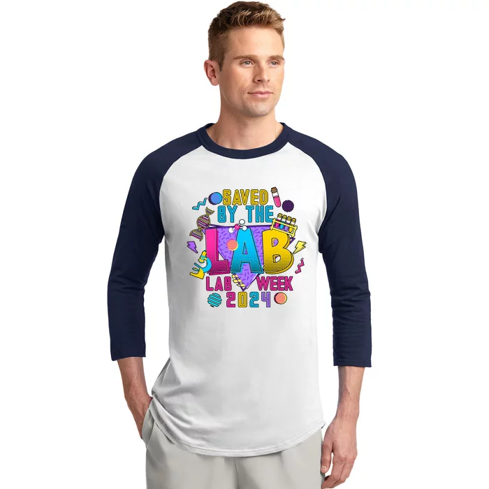 Saved The Lab Retro Lab Week 2024 Baseball Sleeve Shirt