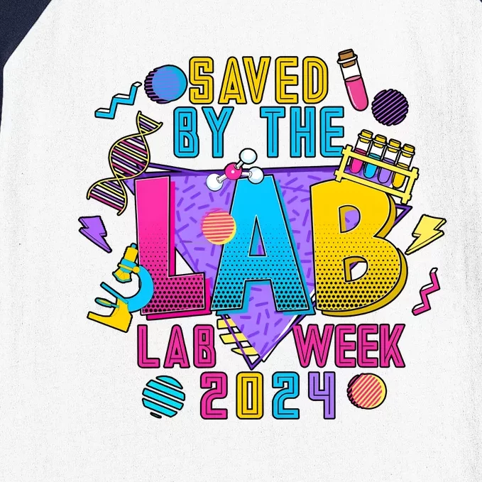 Saved The Lab Retro Lab Week 2024 Baseball Sleeve Shirt