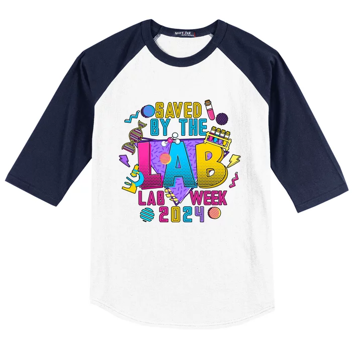 Saved The Lab Retro Lab Week 2024 Baseball Sleeve Shirt