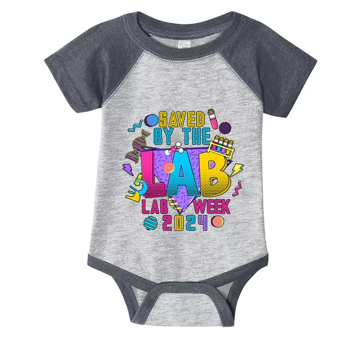 Saved The Lab Retro Lab Week 2024 Infant Baby Jersey Bodysuit