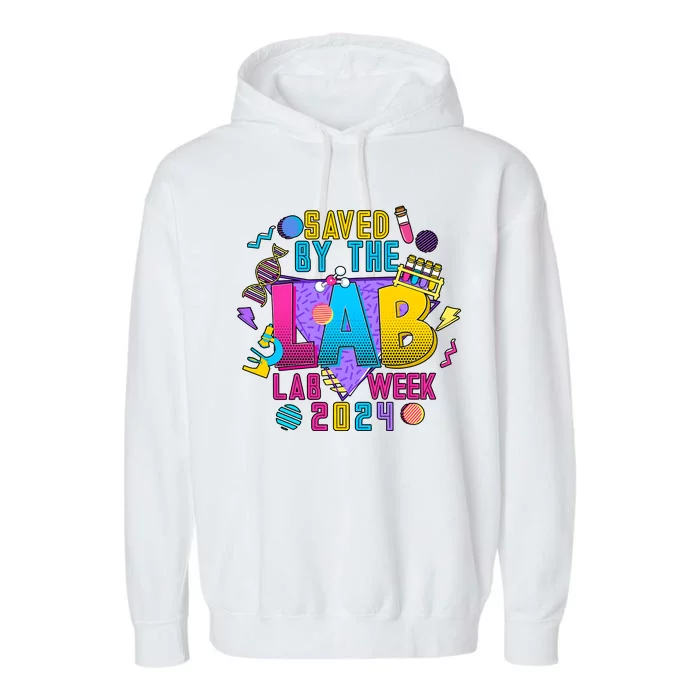 Saved The Lab Retro Lab Week 2024 Garment-Dyed Fleece Hoodie