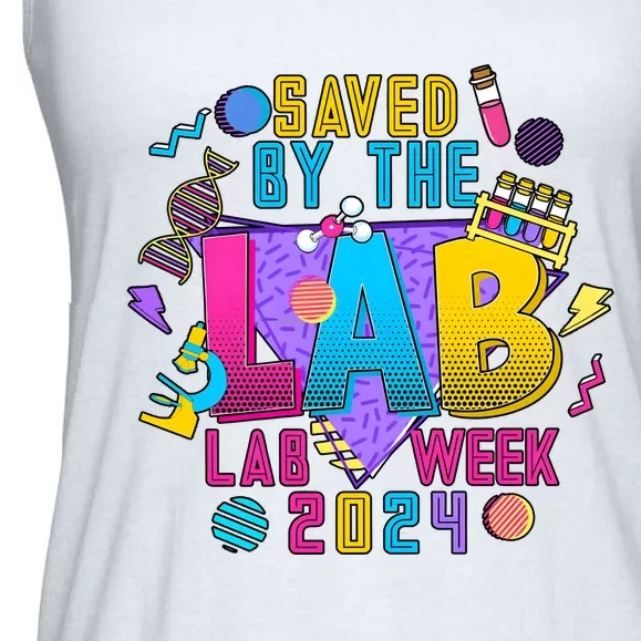 Saved The Lab Retro Lab Week 2024 Ladies Essential Flowy Tank