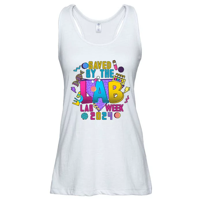 Saved The Lab Retro Lab Week 2024 Ladies Essential Flowy Tank