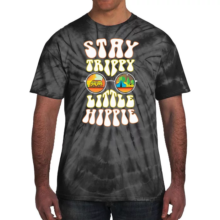 Stay Trippy Little Hippie Hippies Vintage Retro Hippy Gift Tie-Dye T-Shirt