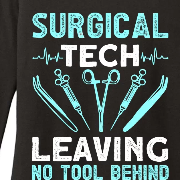 Surgical Tech Leaving No Tool Behind Surgical Doctors Womens CVC Long Sleeve Shirt