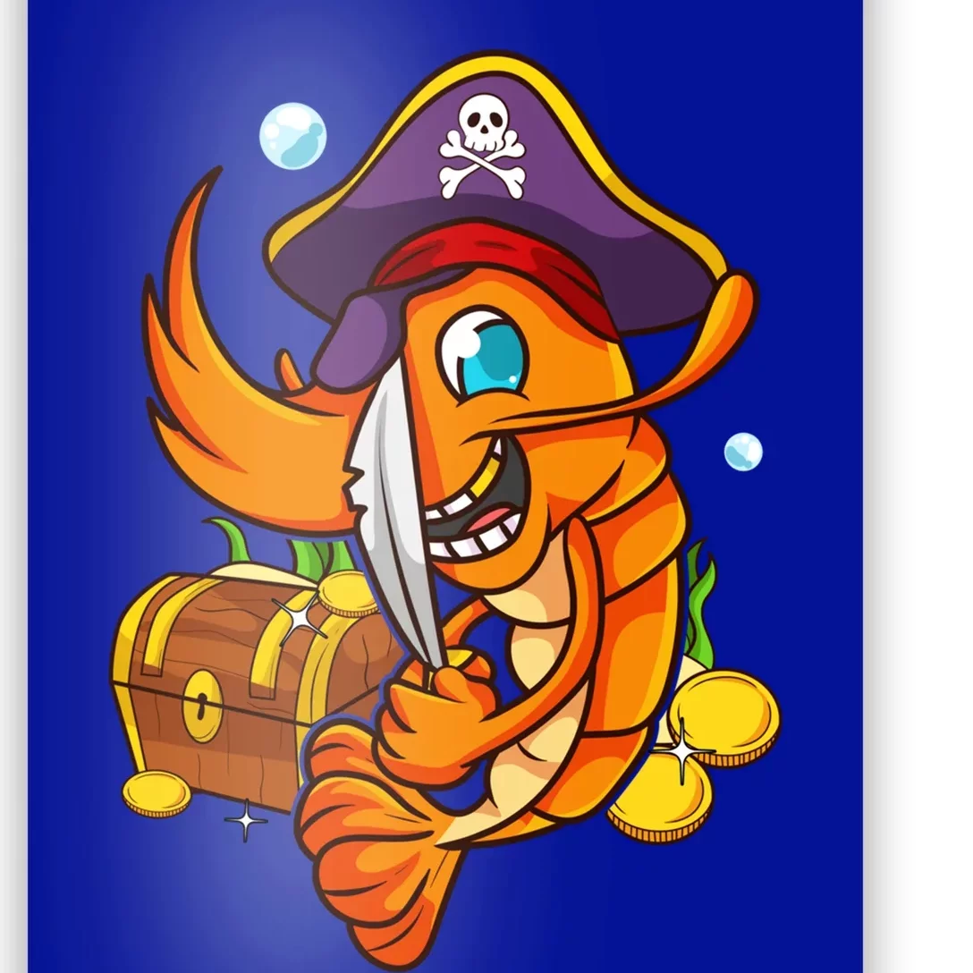 Shrimp Talk Like Pirate Day Party Funny Gift Poster