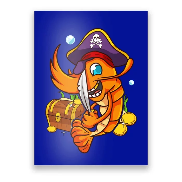 Shrimp Talk Like Pirate Day Party Funny Gift Poster