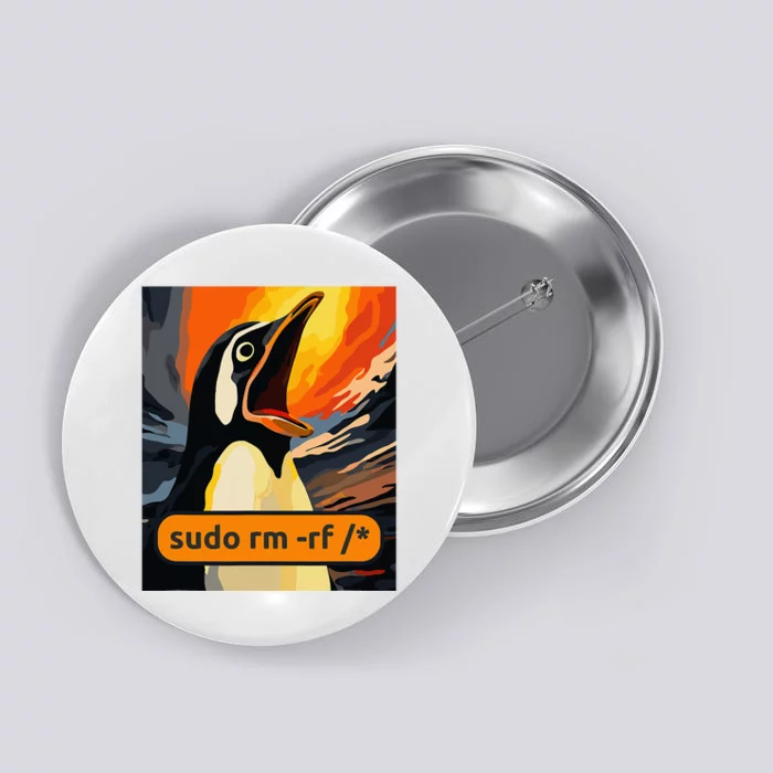 Screaming Tux Linux Sudo Rm Rf Button