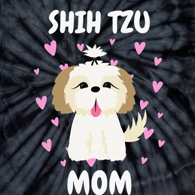 Shih Tzu Mom Mummy Mama Mum Mommy Mother's Day Mother Owner Tie-Dye T-Shirt