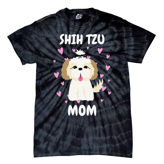 Shih Tzu Mom Mummy Mama Mum Mommy Mother's Day Mother Owner Tie-Dye T-Shirt