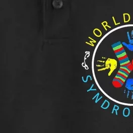 Socks T21 March 21 Gifts World Down Syndrome Day Dry Zone Grid Performance Polo