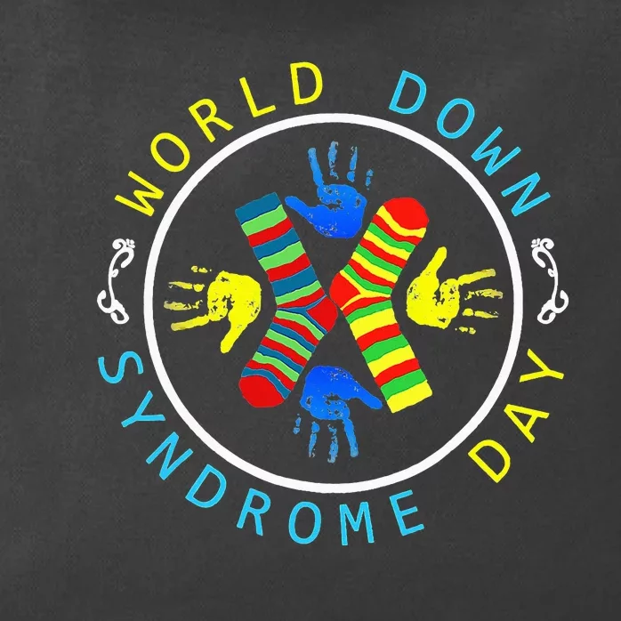 Socks T21 March 21 Gifts World Down Syndrome Day Zip Tote Bag