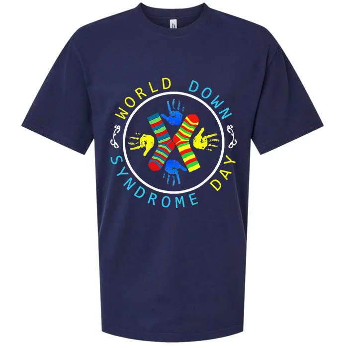 Socks T21 March 21 Gifts World Down Syndrome Day Sueded Cloud Jersey T-Shirt