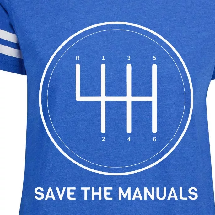 Save The Manuals Enza Ladies Jersey Football T-Shirt