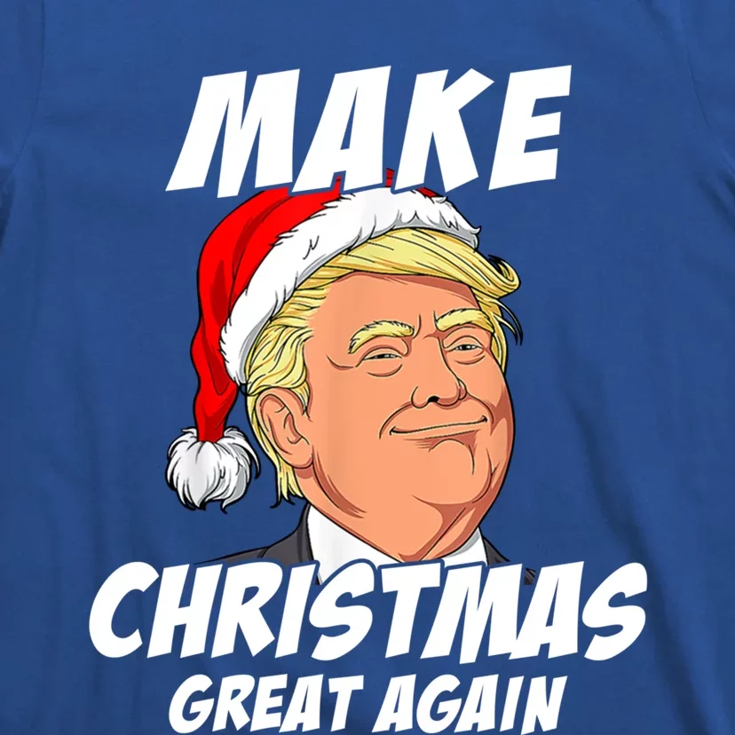 Santa Trump Make Christmas Great Again Matching Pajama Gift T-Shirt