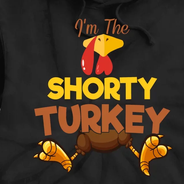 Shorty Turkey Matching Family Group Thanksgiving Gifts Tie Dye Hoodie