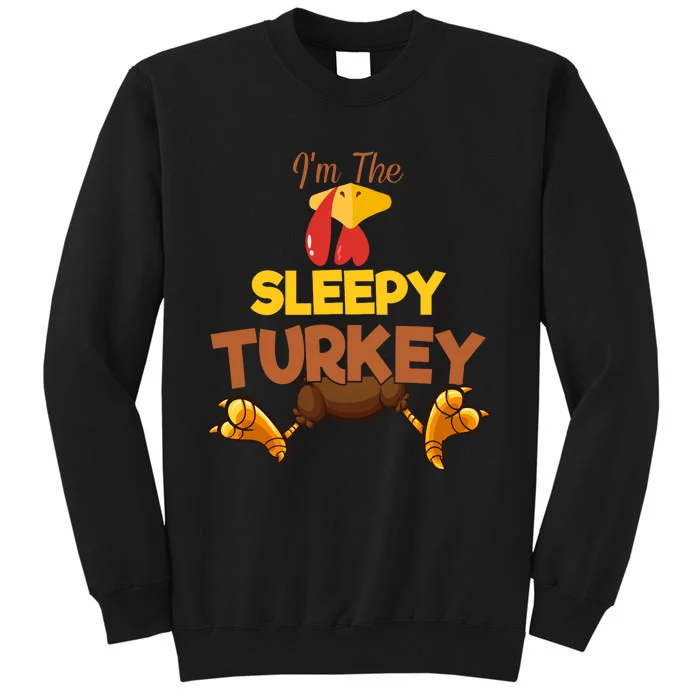 Sleepy Turkey Matching Family Group Thanksgiving Gifts Sweatshirt