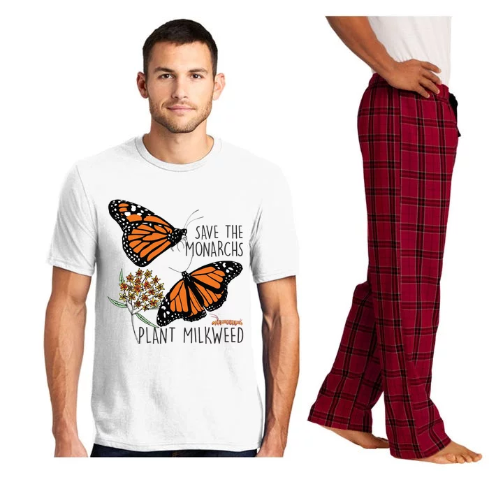 Save The Monarchs Plant Some Milkweed Butterfly Gift Pajama Set